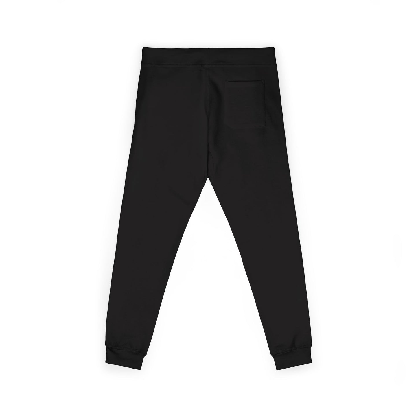 Embroidered Fleece Sweatpants – Minimal White Cozy Joggers