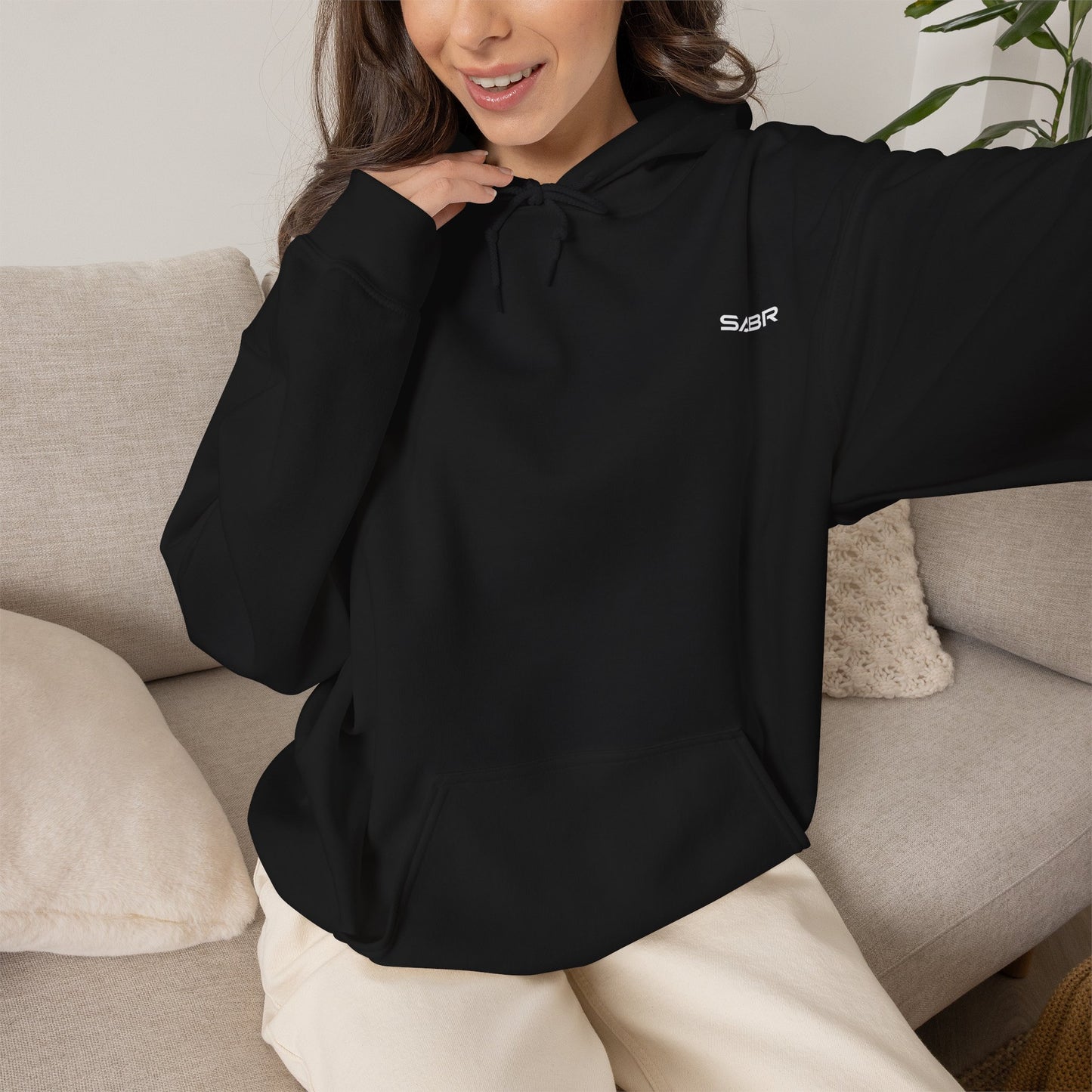 Built Through Patience Hoodie — Minimal Inspirational Hooded Sweatshirt