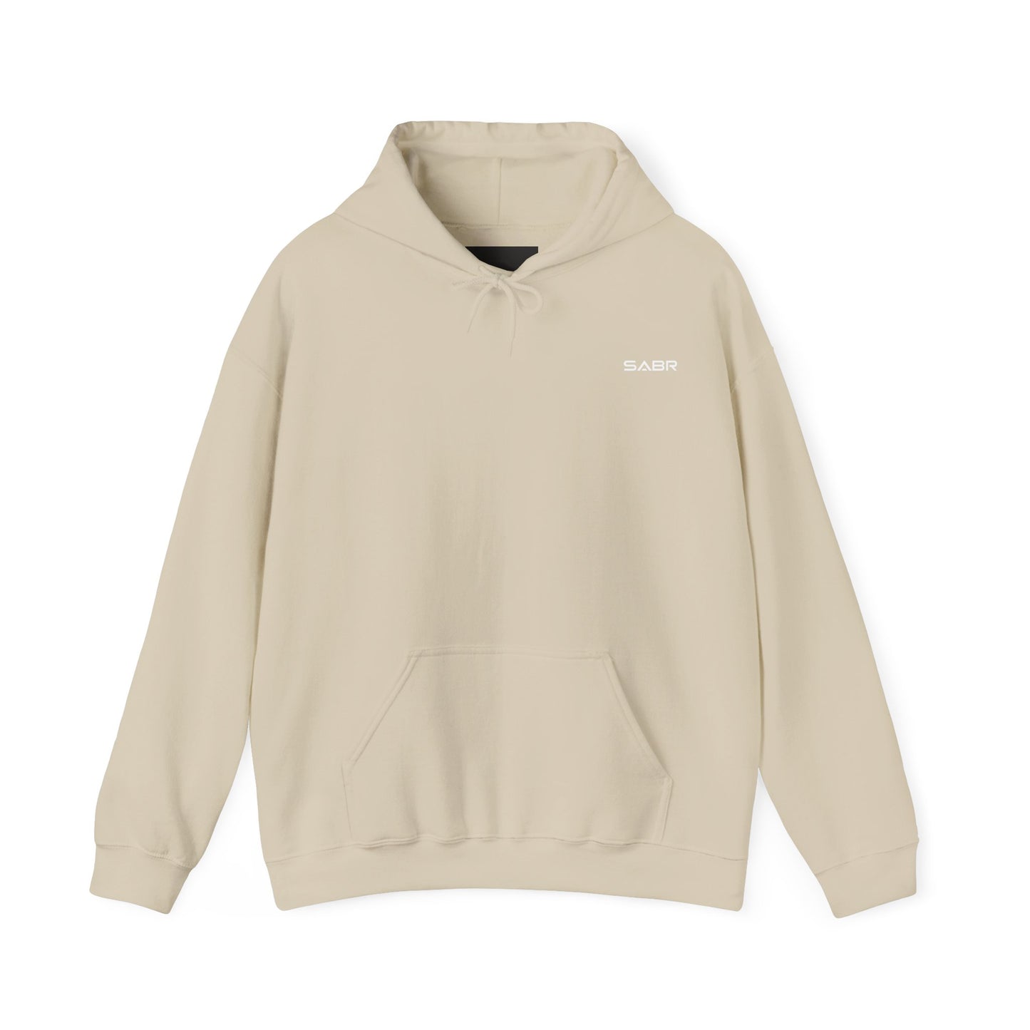 Built Through Patience Hoodie — Minimal Inspirational Hooded Sweatshirt
